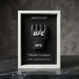 Персонализирана 3d рамка за mma боец с име – уникален подарък за ufc фенове