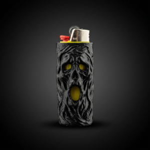 Калъф за запалка, съвместим с BIC J6 – Черна викаща маска