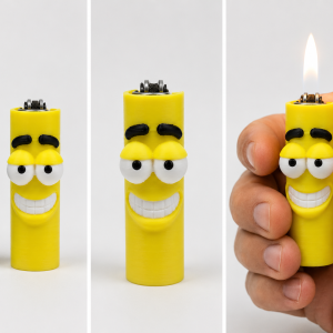 3D калъф за Clipper запалка – Cartoon Smile Edition